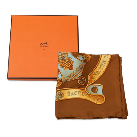 Authentic Hermes Carré Europe Silk Scarf - Picture 7 of 7